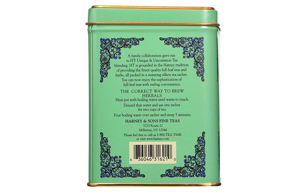 Harney & Sons Peppermint Herbal Tea   Tin  20 pcs